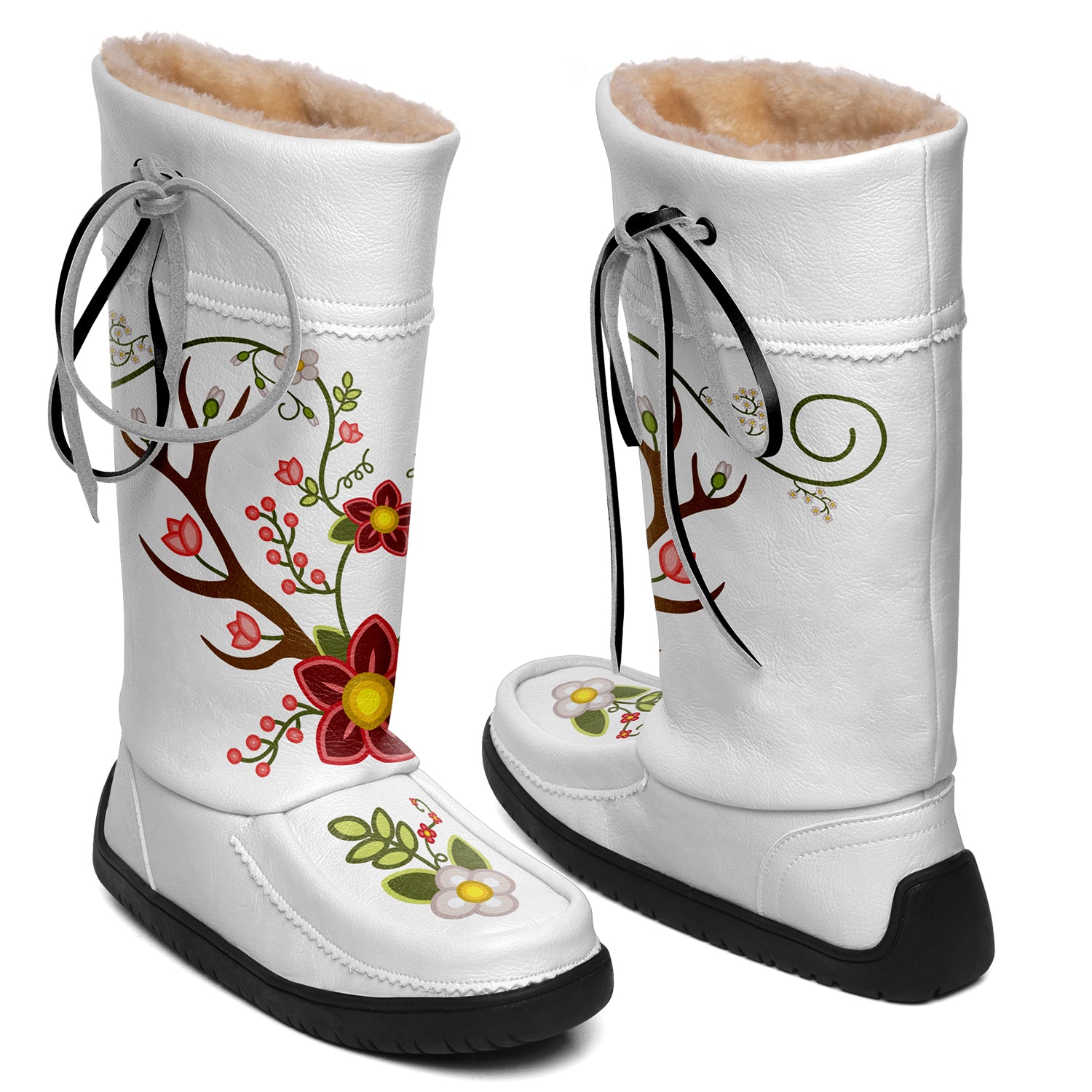 Wild Strength Real White Leather MocLux