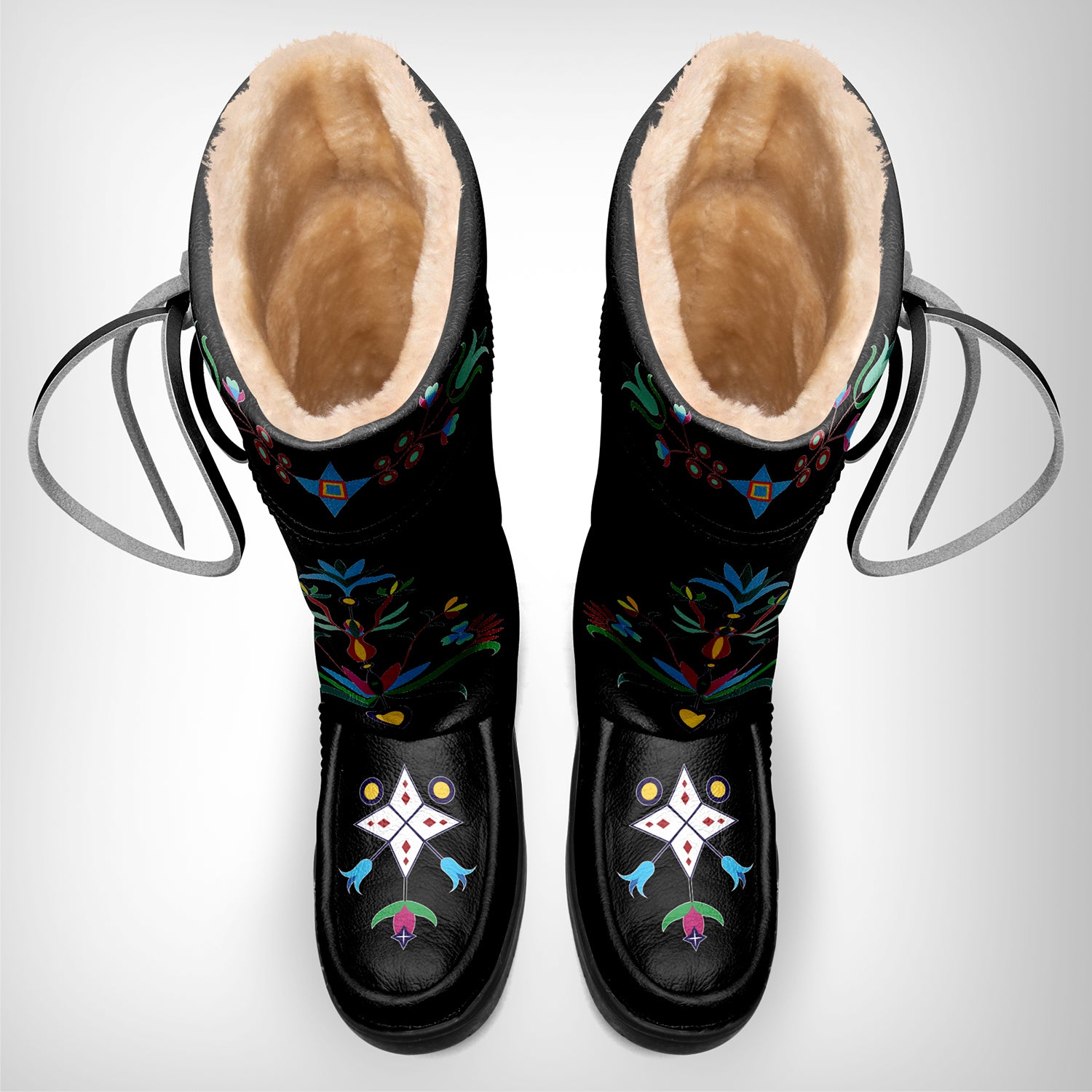 New Age Quill Black Real Leather MocLux