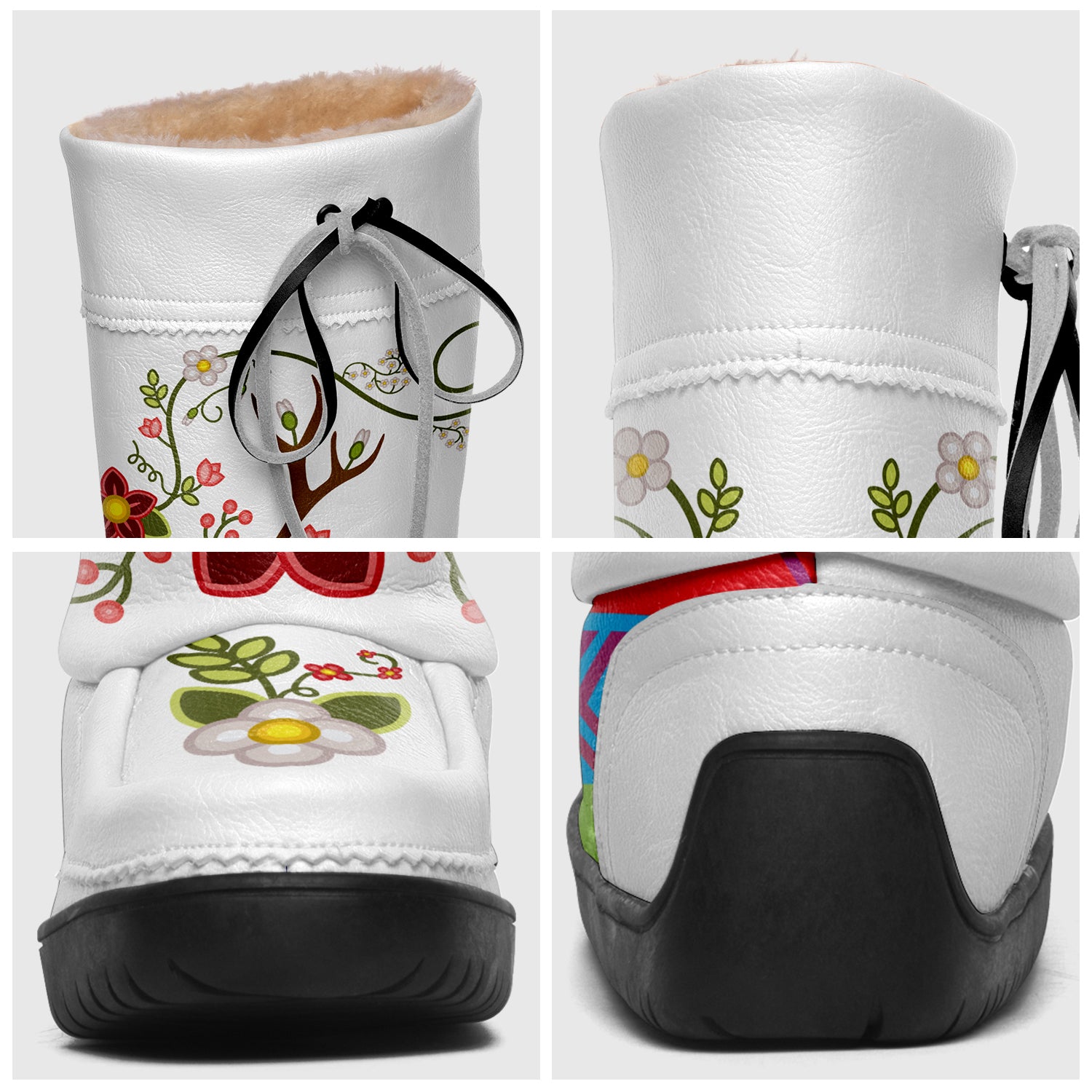 Wild Strength Real White Leather MocLux