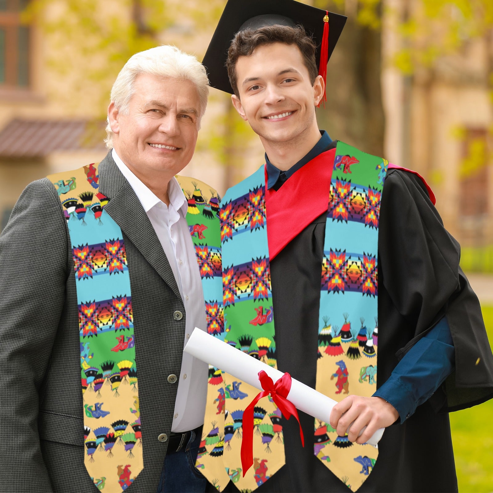 Bear Medicine Graduation Stole