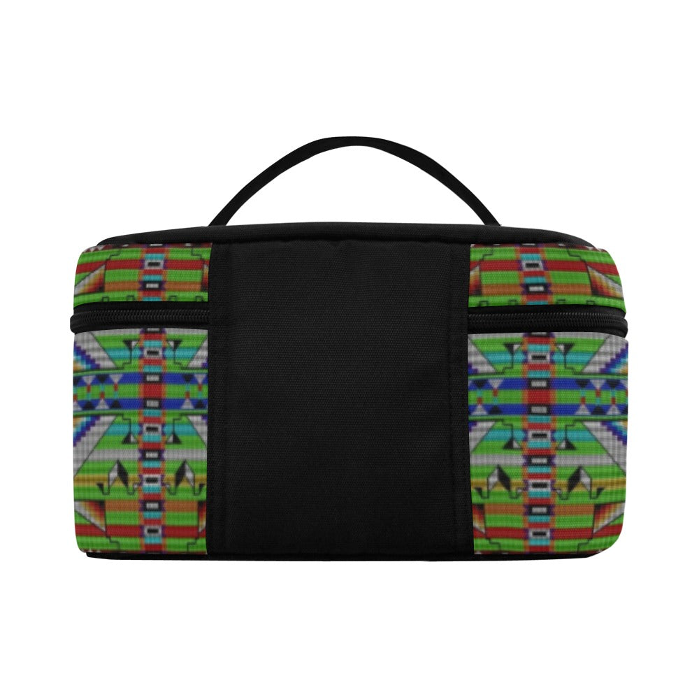 Medicine Blessing Lime Green Cosmetic Bag/Large