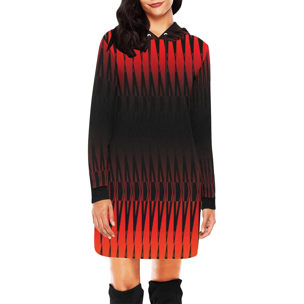 Fire Rattler Horizon Hoodie Dress