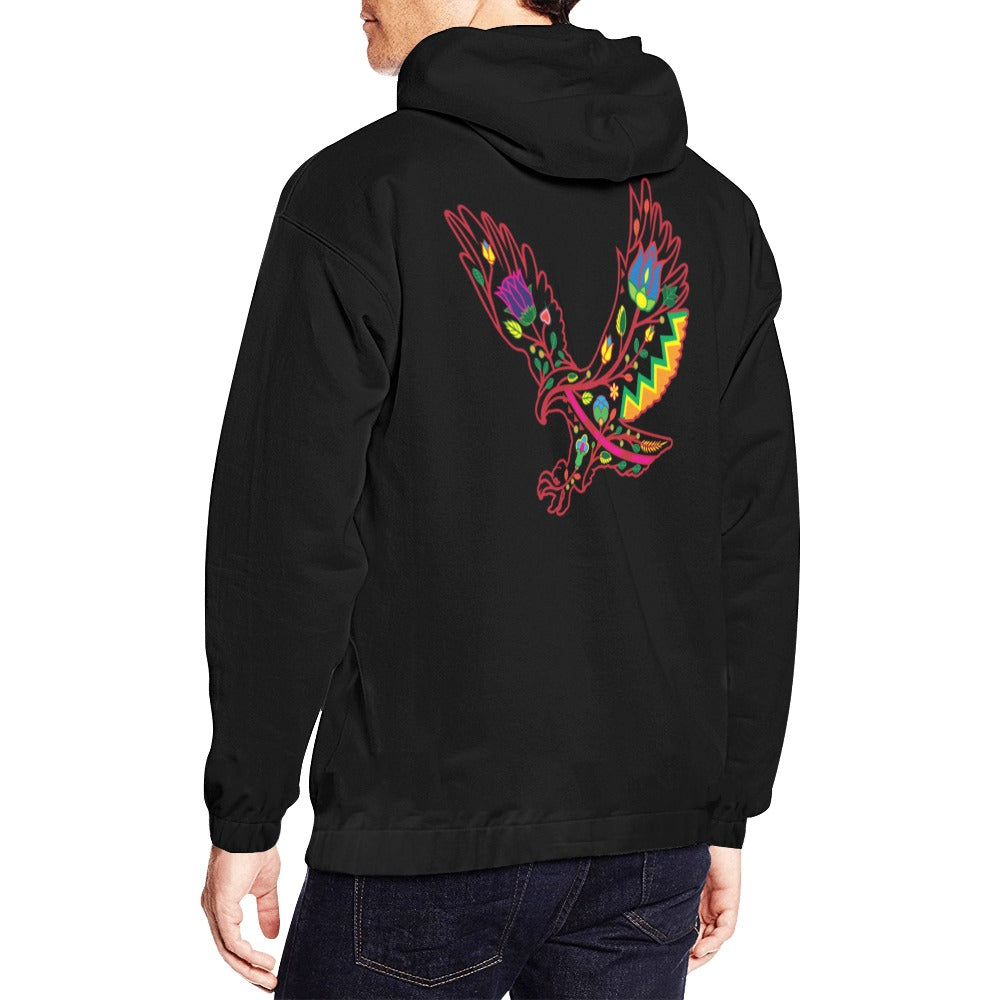 Floral Eagle Hoodie for Men (USA Size)