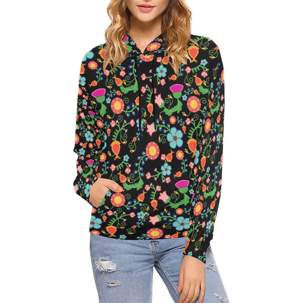 Bee Spring Night Hoodie for Women (USA Size)