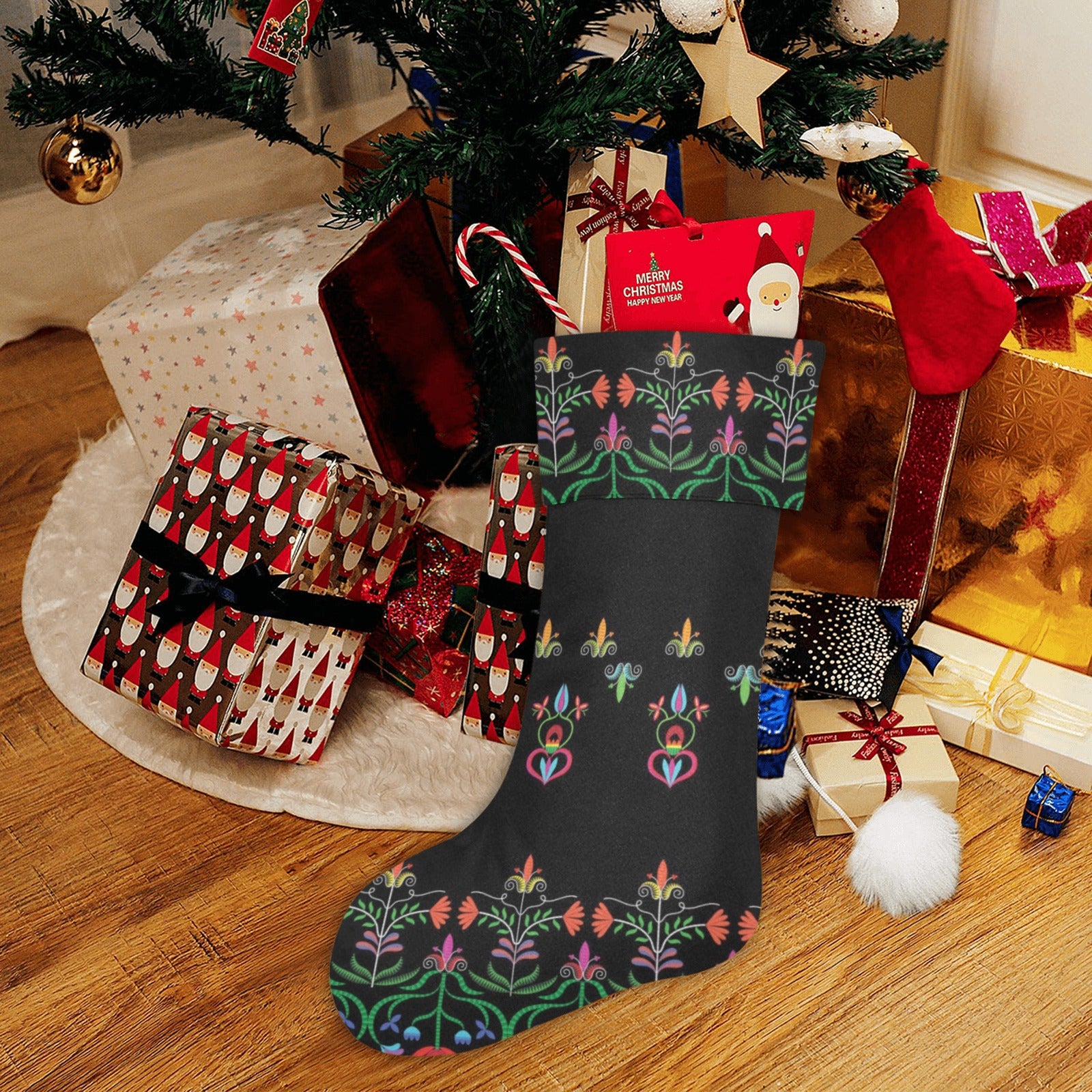 Metis Corn Mother Christmas Stocking