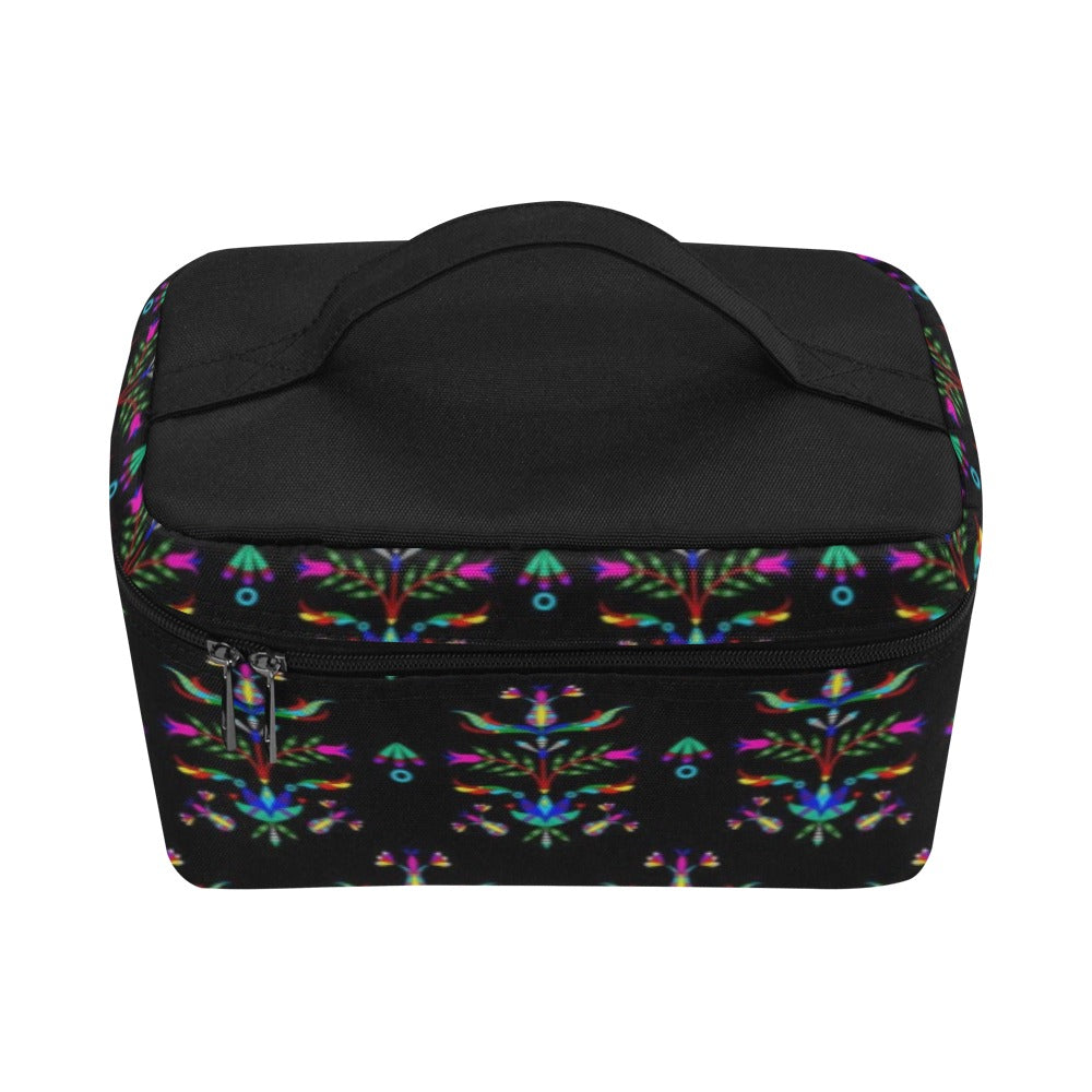 Dakota Damask Black Cosmetic Bag/Large