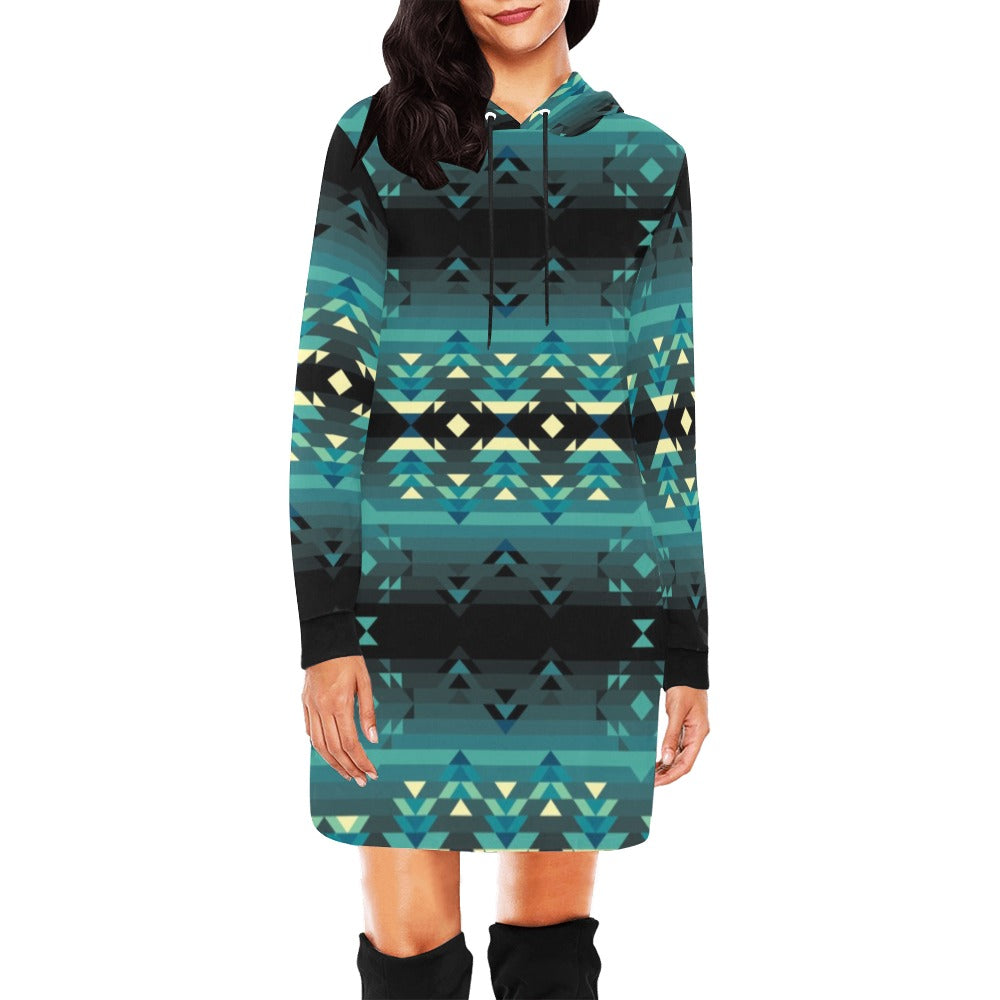 Inspire Green Hoodie Dress