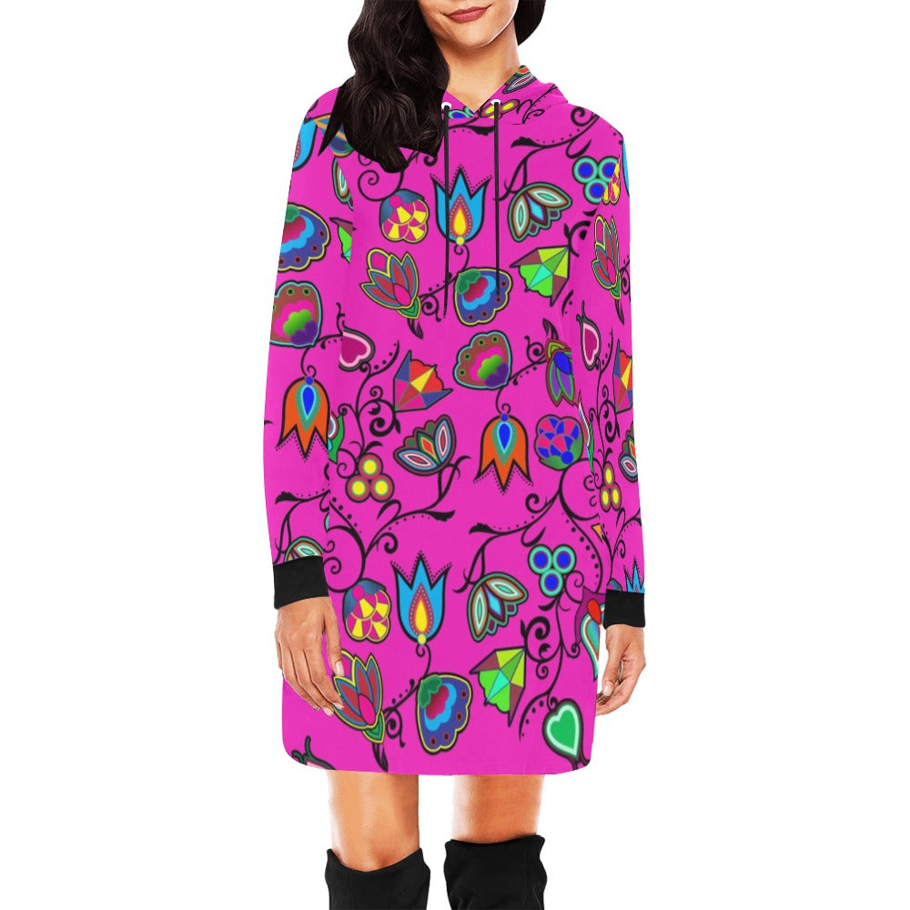 Indigenous Paisley Hoodie Dress