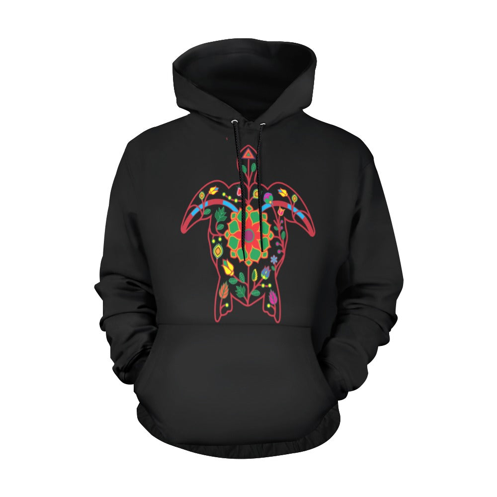 Floral Turtle Hoodie for Men (USA Size)
