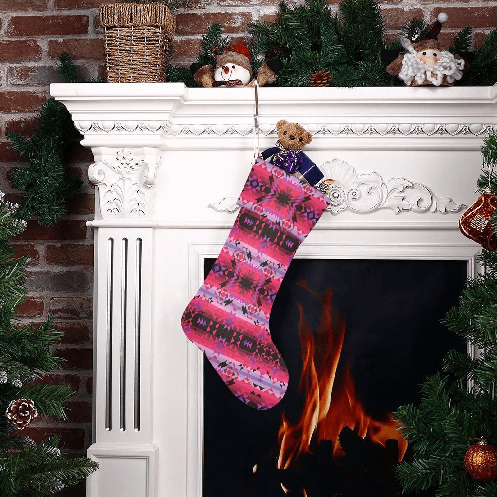 Red Star Christmas Stocking