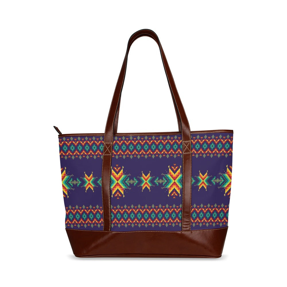 Dreams of Ancestors Indigo Tote Handbag