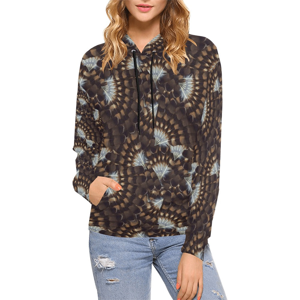 Hawk Feathers Hoodie for Women (USA Size)