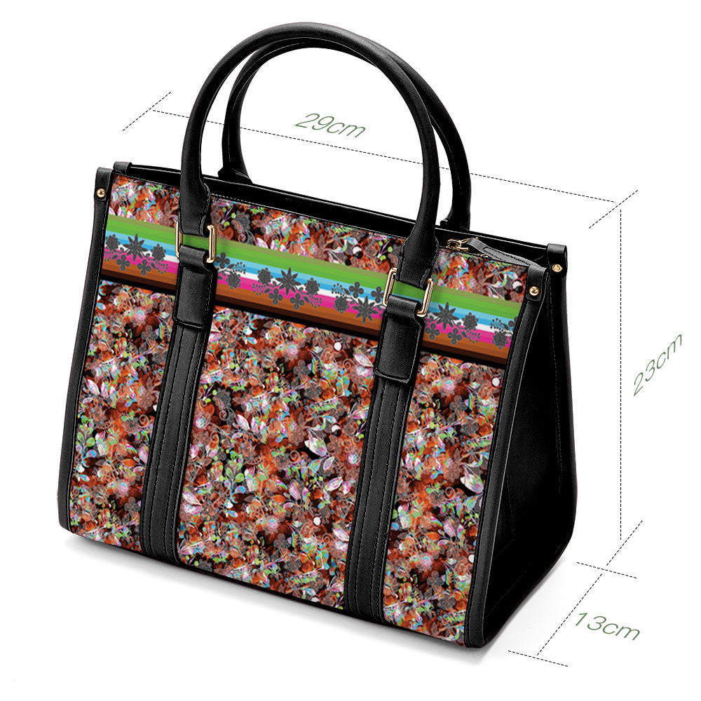 Culture in Nature Orange Convertible Hand or Shoulder Bag