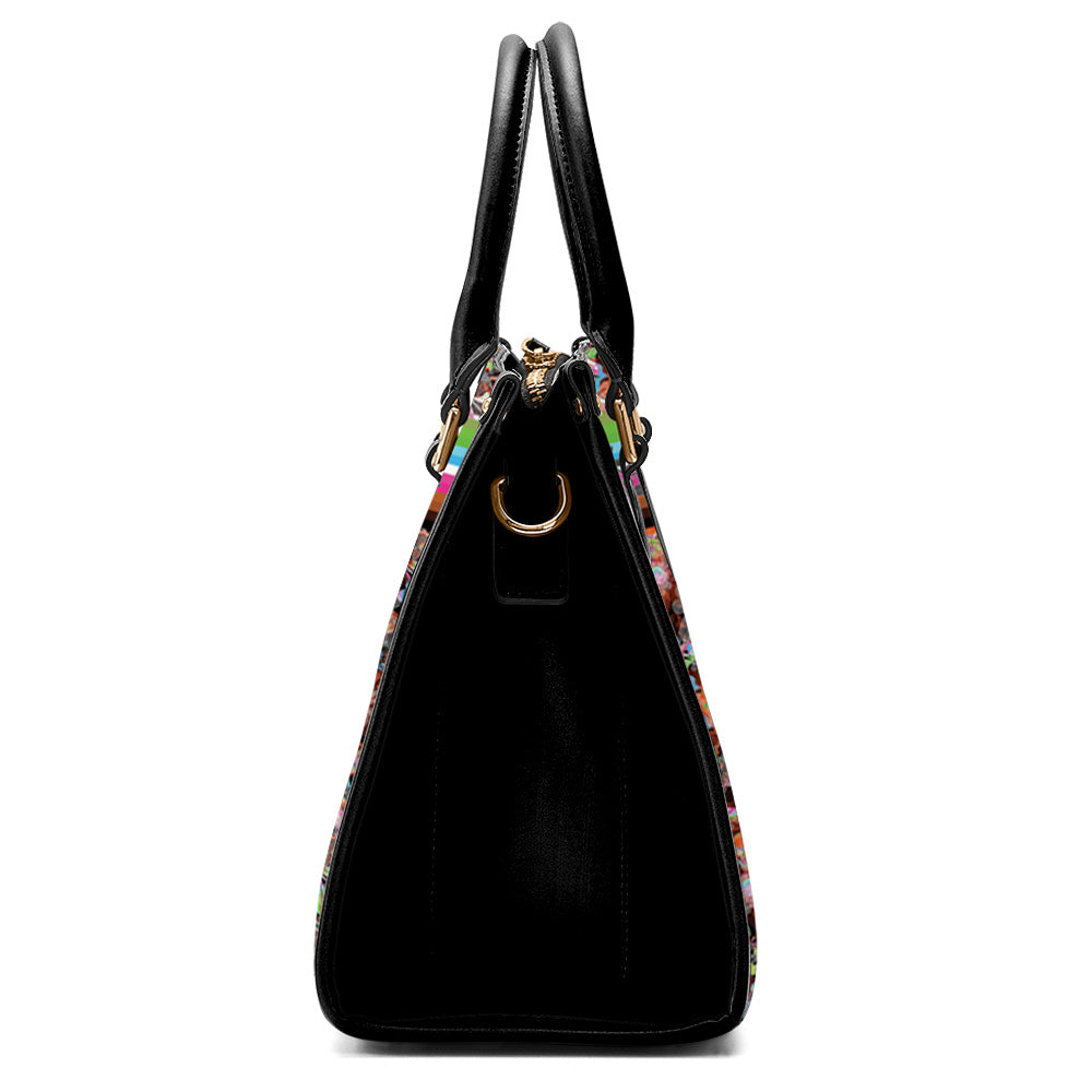 Culture in Nature Orange Convertible Hand or Shoulder Bag