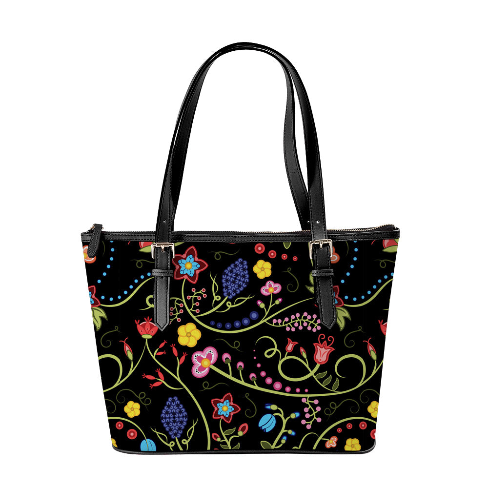 Fresh Fleur Midnight Large Tote Shoulder Bag