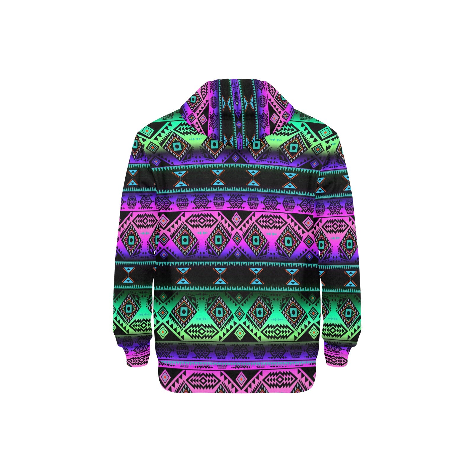 California Coast Sunrise Men's Long Sleeve Fleece Hoodie