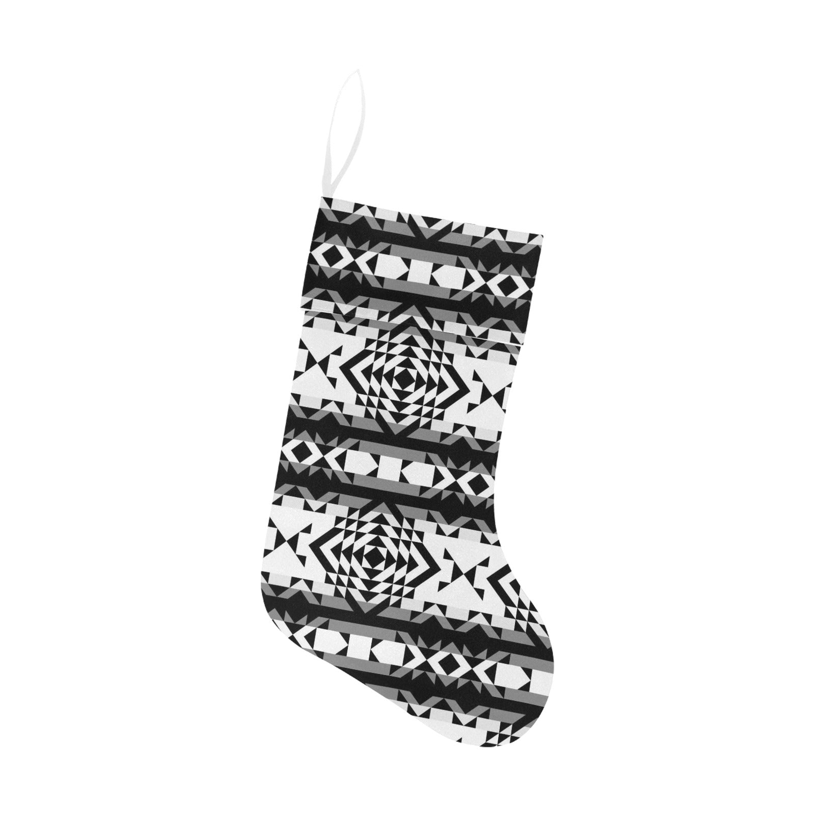 Black Rose Blizzard Christmas Stocking