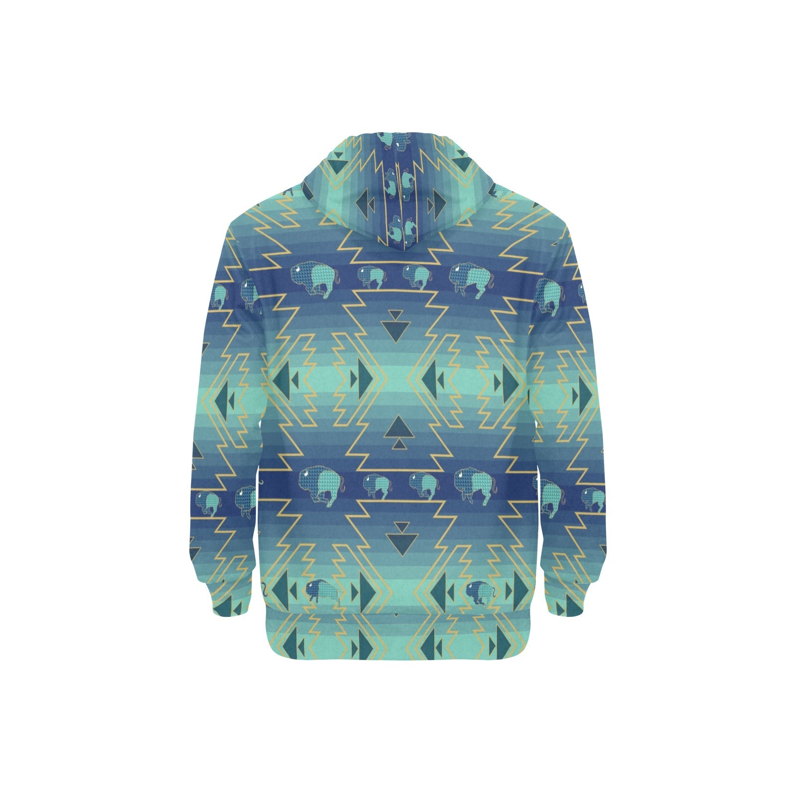 Buffalo Run Men's Long Sleeve Fleece Hoodie