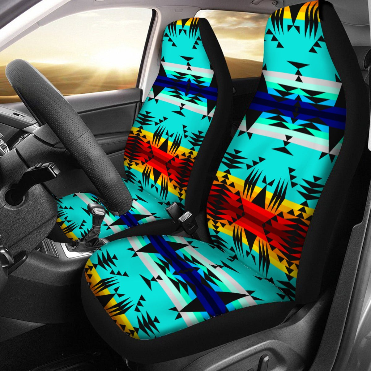 Between the Mountains Universal Car Seat Cover With Thickened Back