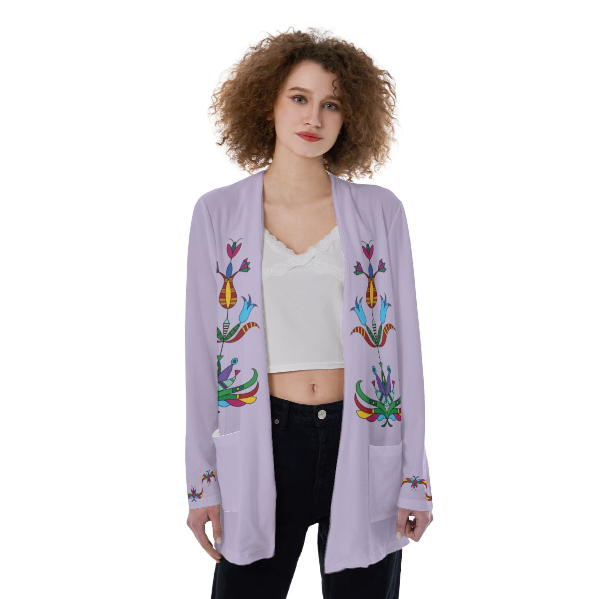 Dakota Plum Spring Women's Pocket Cardigan