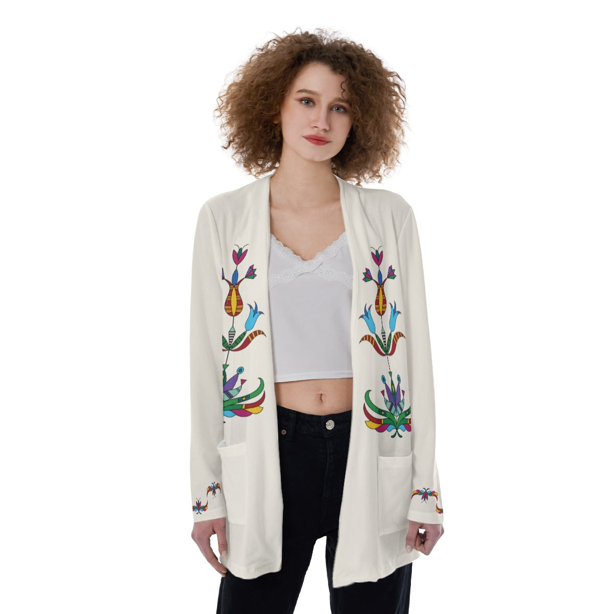 Dakota Straw Spring Women's Pocket Cardigan