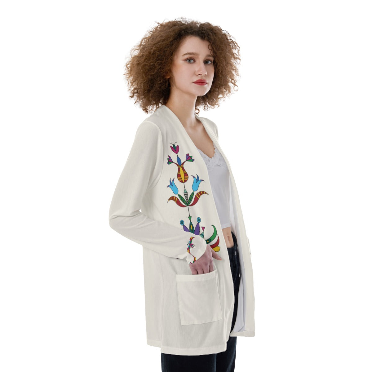 Dakota Straw Spring Women's Pocket Cardigan