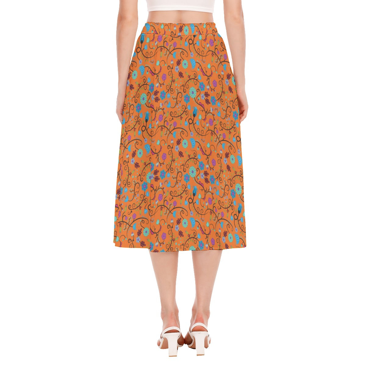 Nipin Blossom Carrot Women's Long Section Chiffon Skirt