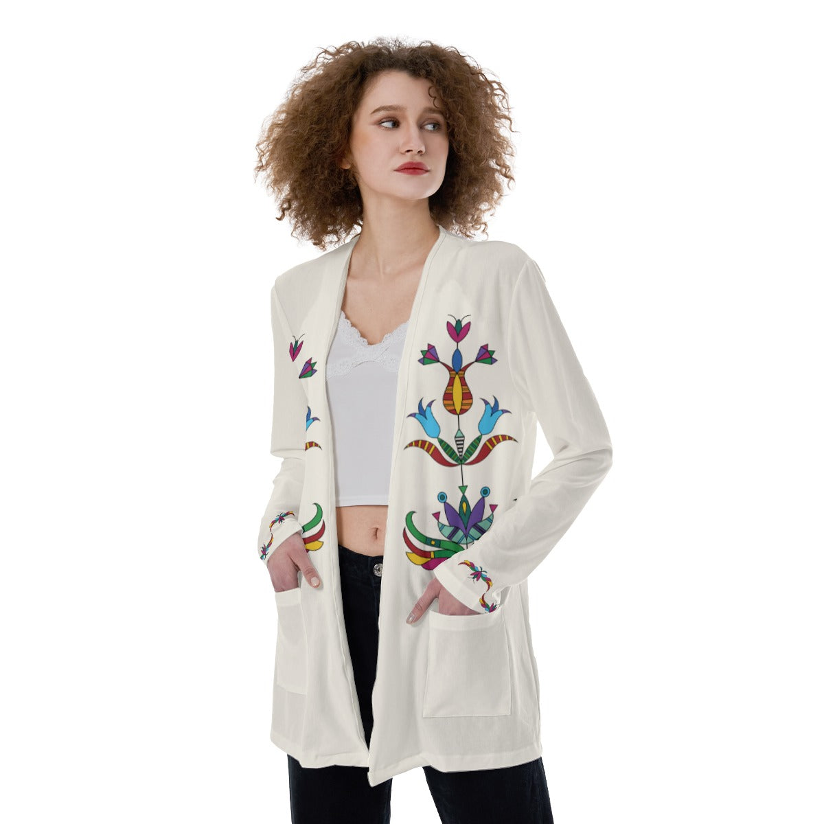Dakota Straw Spring Women's Pocket Cardigan