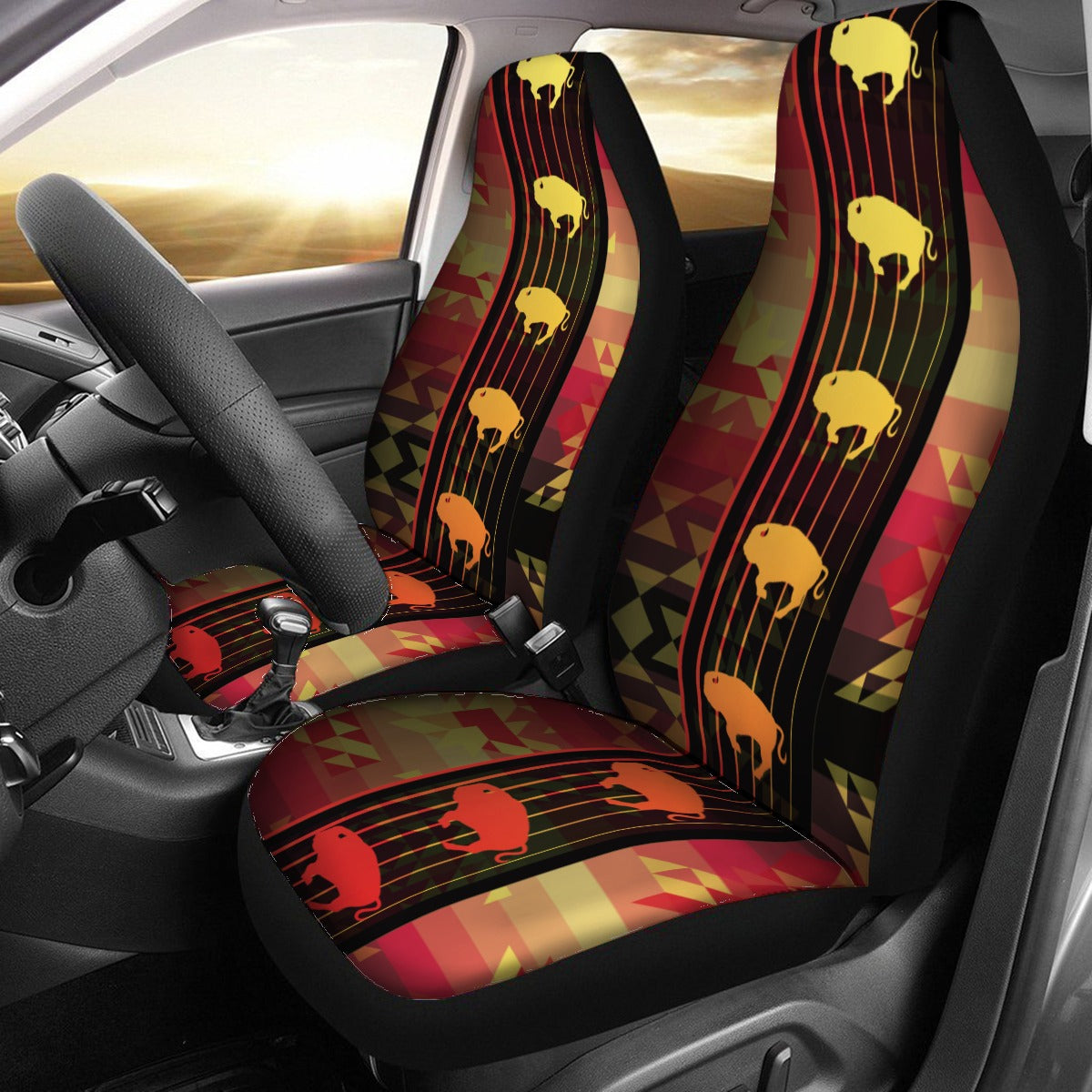 Buffalo Blaze Universal Car Seat Cover With Thickened Back