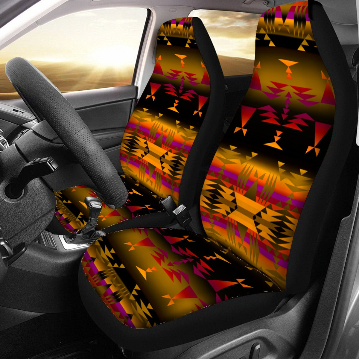Between the Sierra Mountains Universal Car Seat Cover With Thickened Back