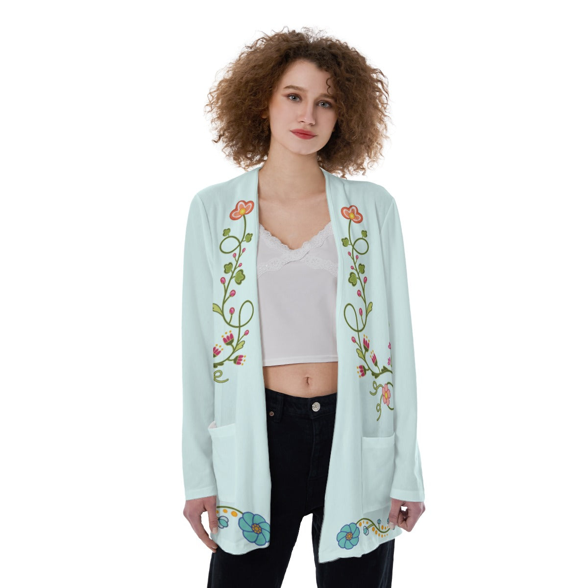 New Growth Cerulean Pocket Cardigan