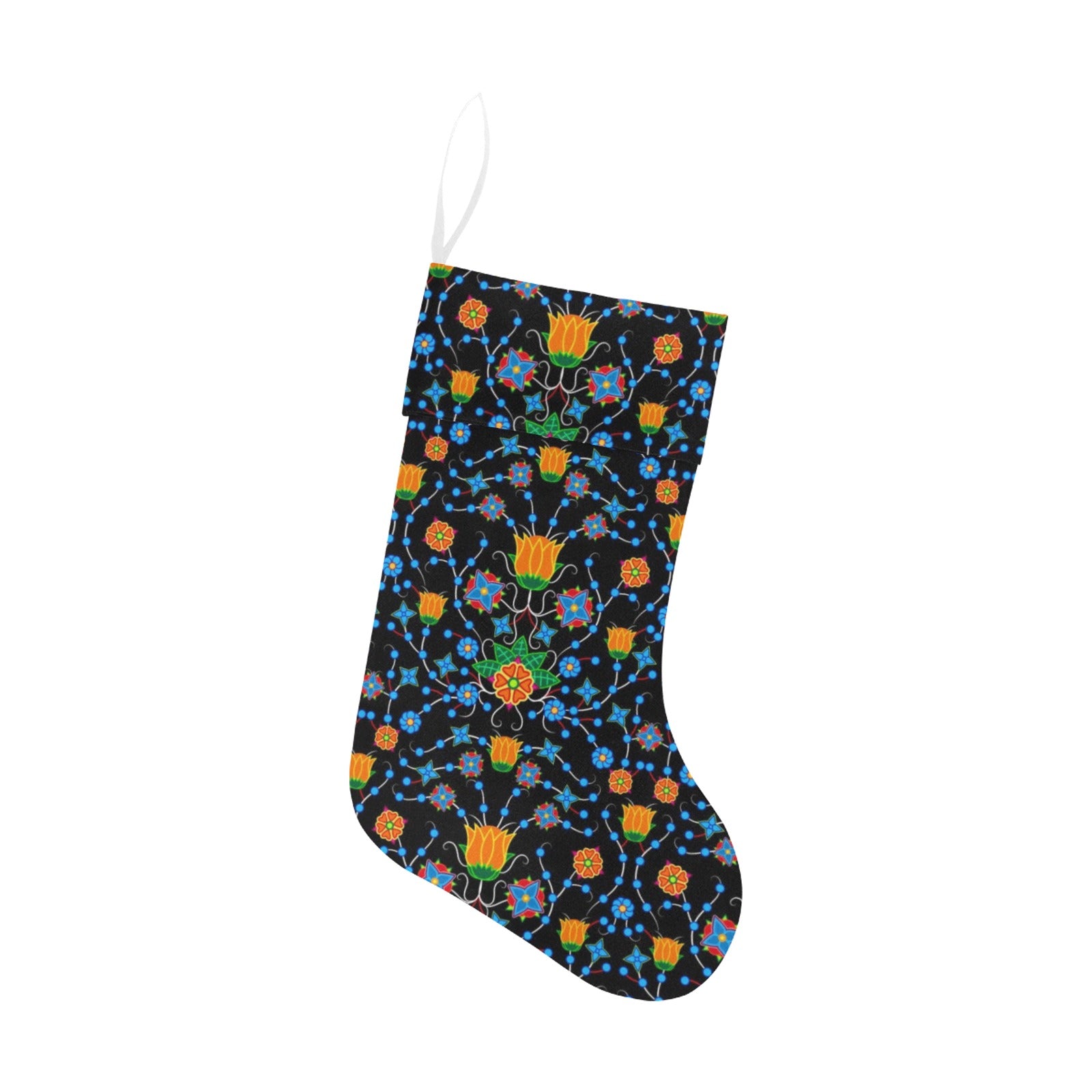 Floral Damask Christmas Stocking
