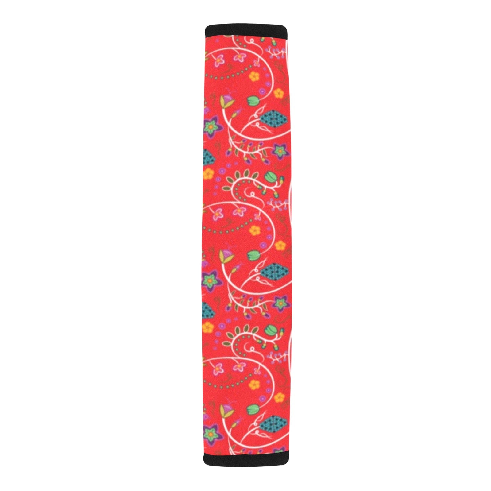 Fresh Fleur Fire Car Seat Belt Cover 7''x12.6'' (Pack of 2)