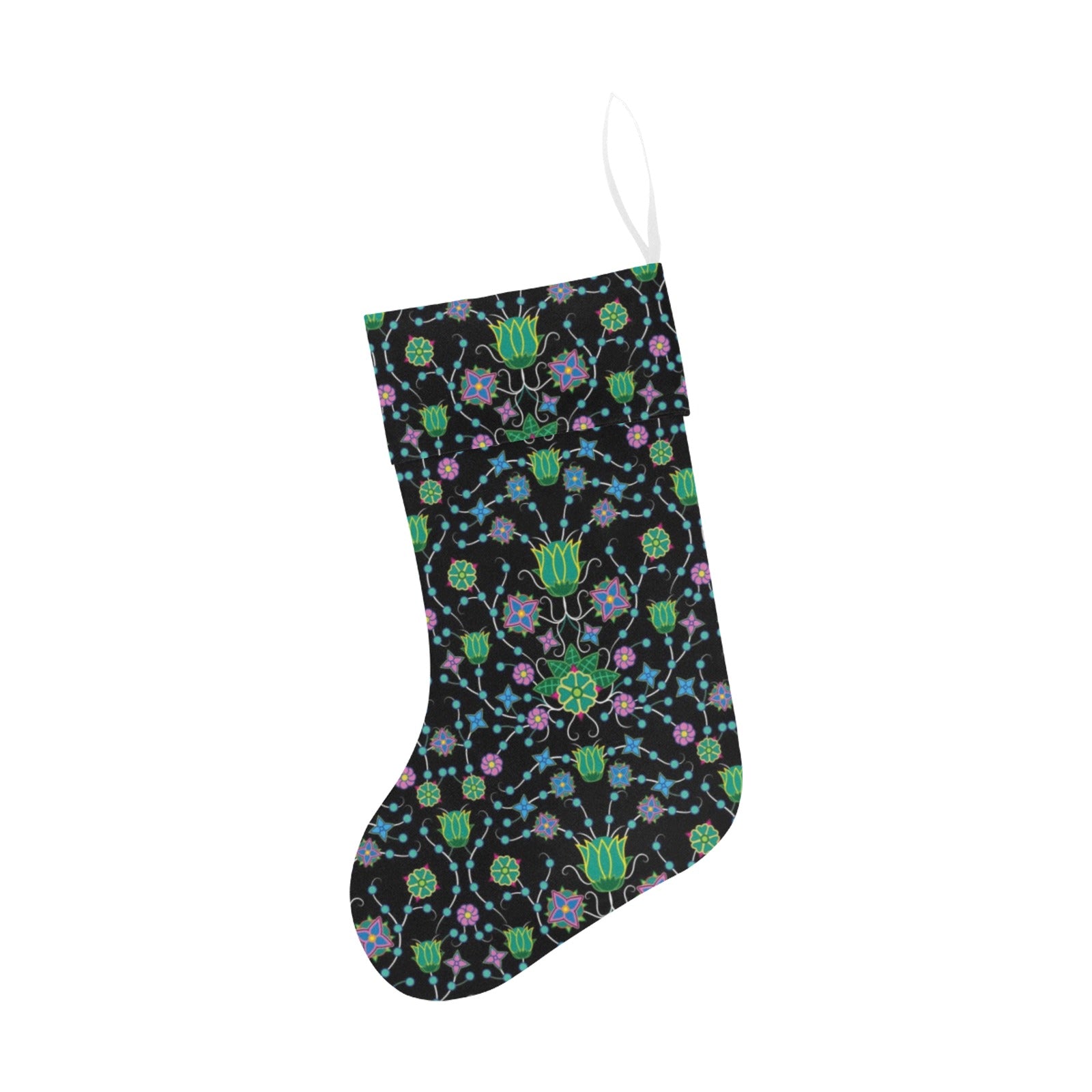 Floral Damask Garden Christmas Stocking