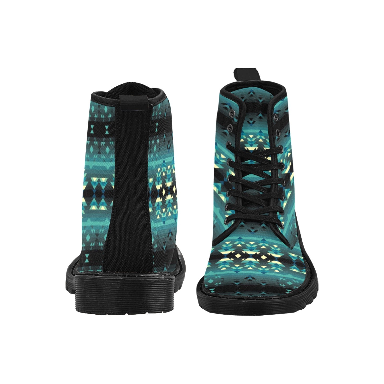 Inspire Green Boots for Women (Black)