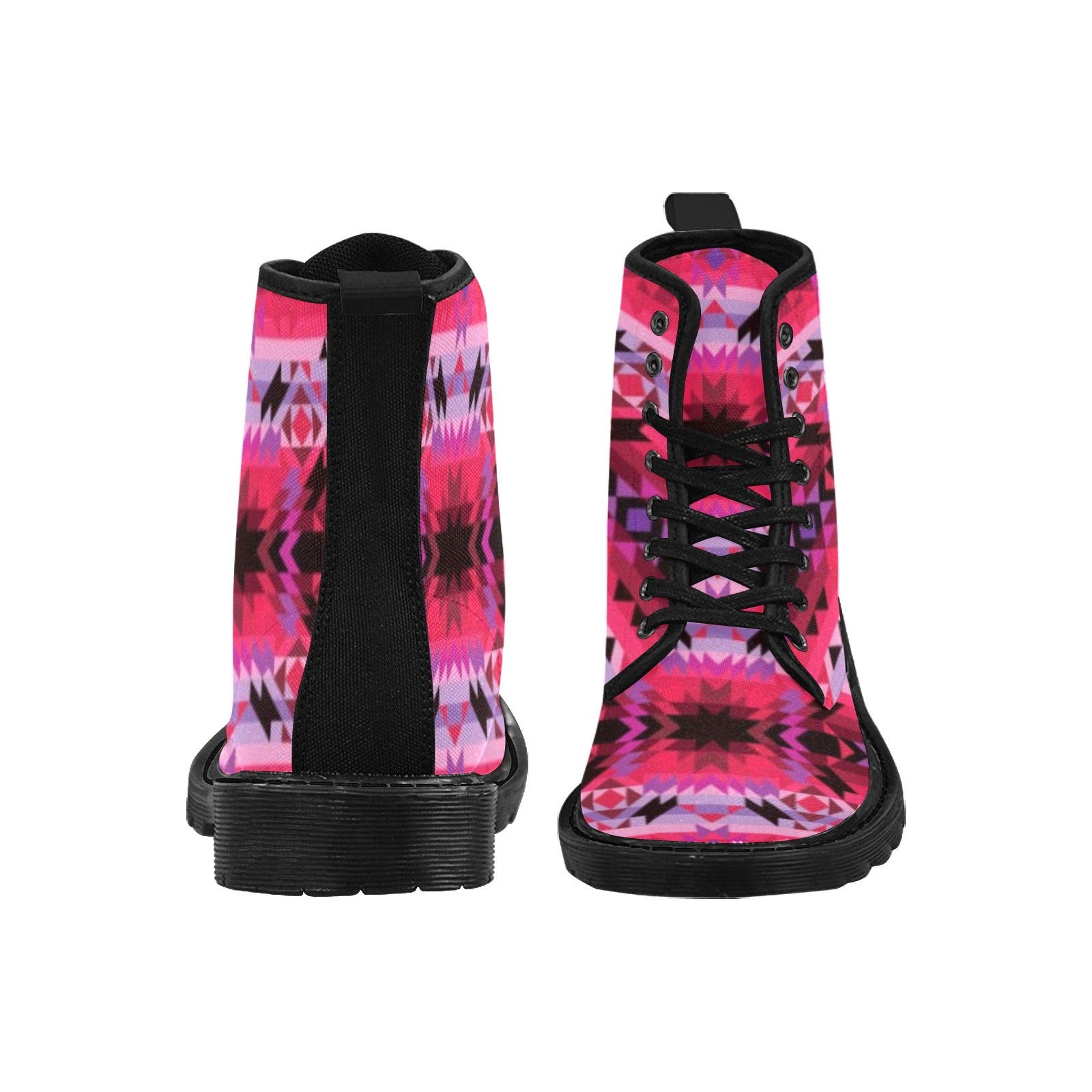 Red Star Boots for Women (Black)