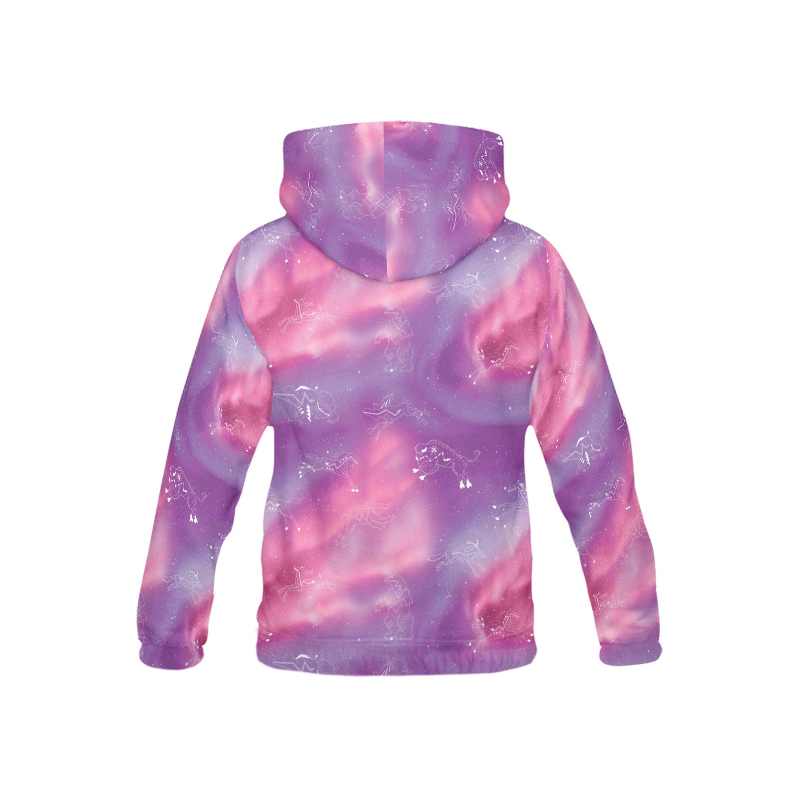 Animal Ancestors 7 Aurora Gases Pink and Purple Hoodie for Kid (USA Size)