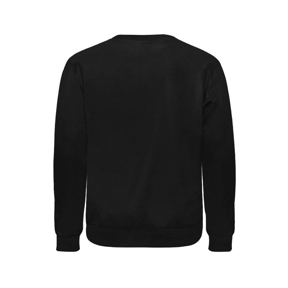 49 Dzine Logomark Dress Code Men's Rib Cuff Crew Neck Sweatshirt (Model H34) Rib Cuff Crew Neck Sweatshirt for Men (H34) e-joyer