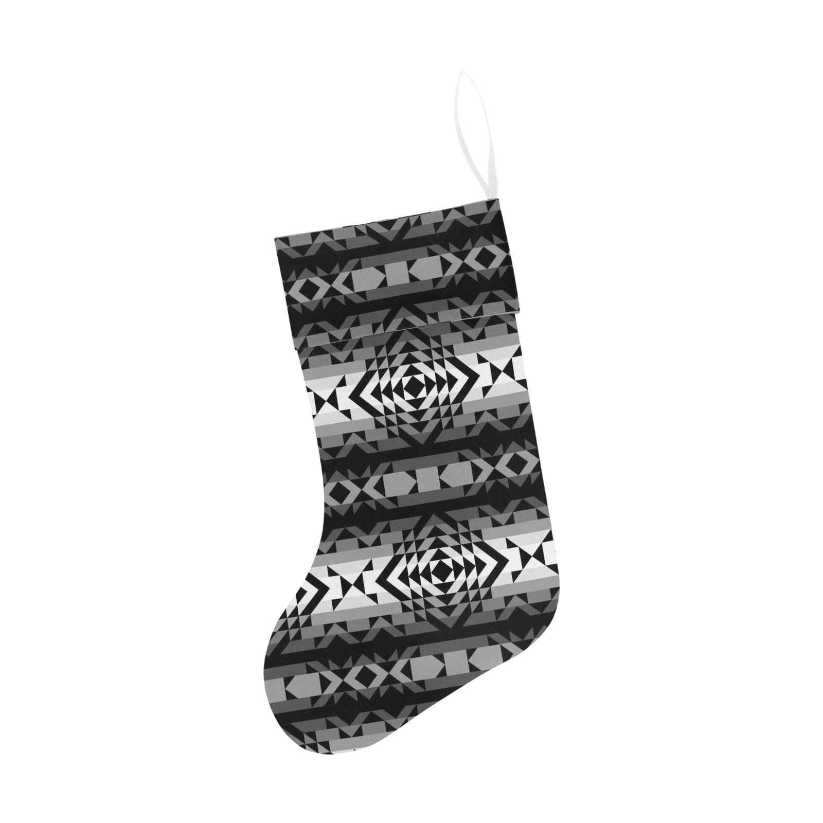 Black Rose Shadow Christmas Stocking