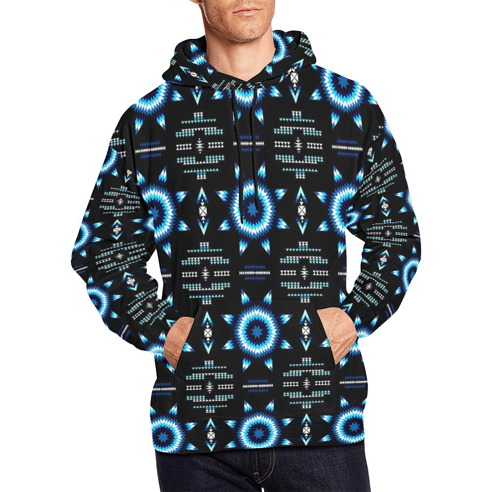 Rising Star Wolf Moon Hoodie for Men (USA Size)