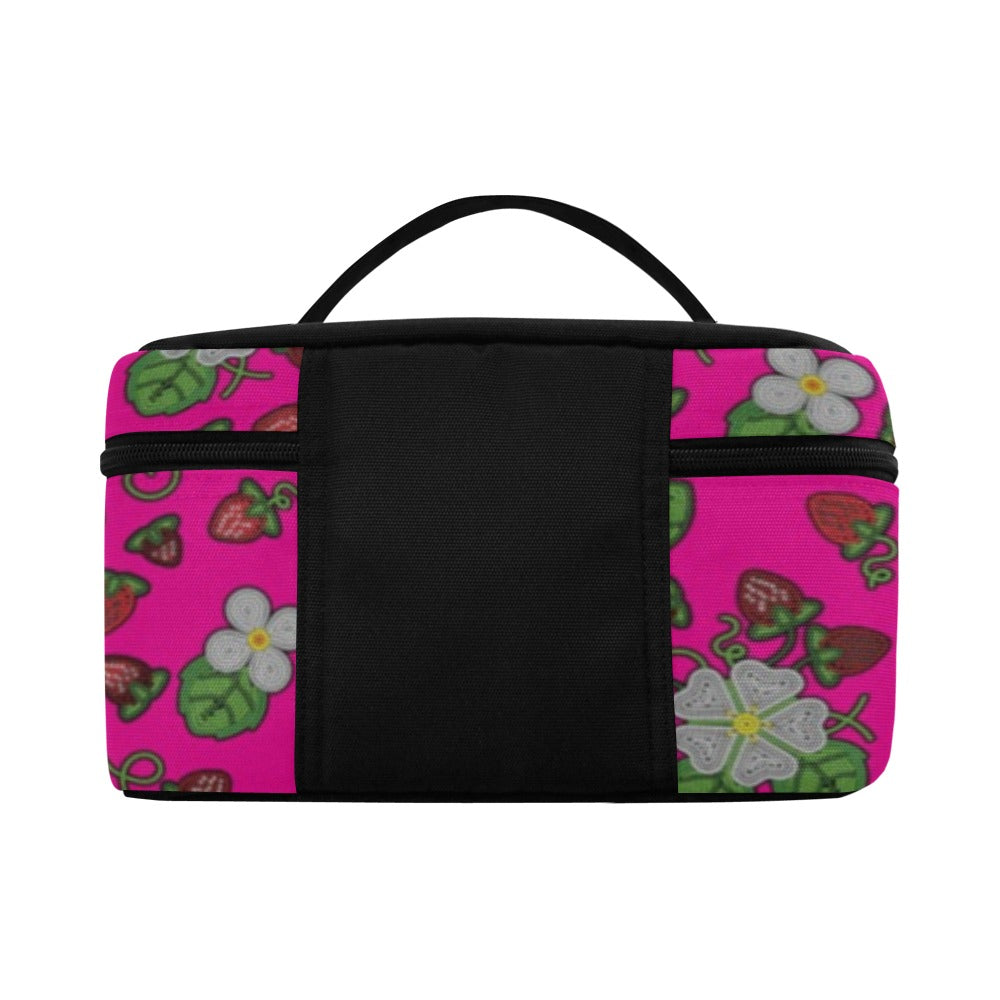 Strawberry Dreams Blush Cosmetic Bag/Large