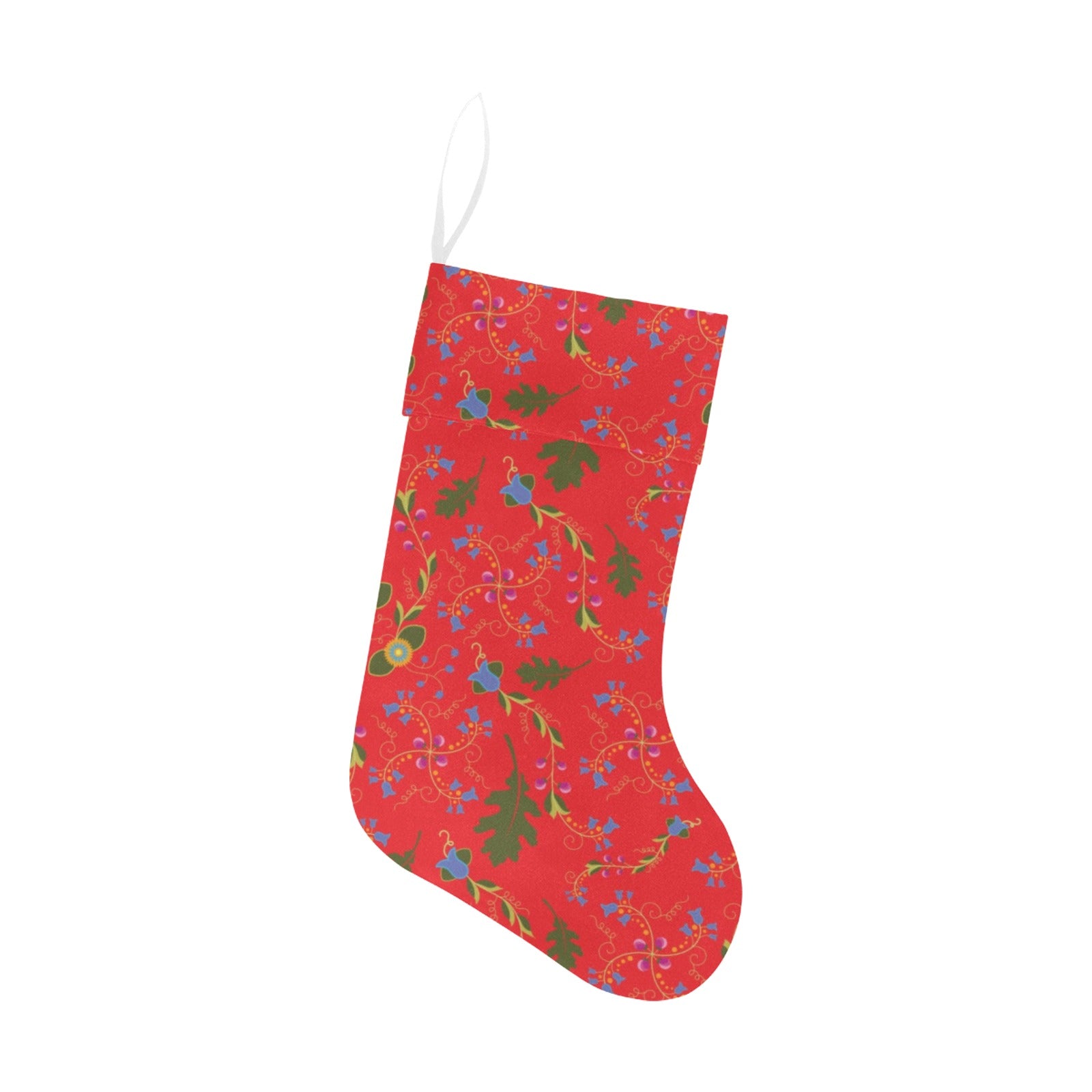 Vine Life Scarlet Christmas Stocking