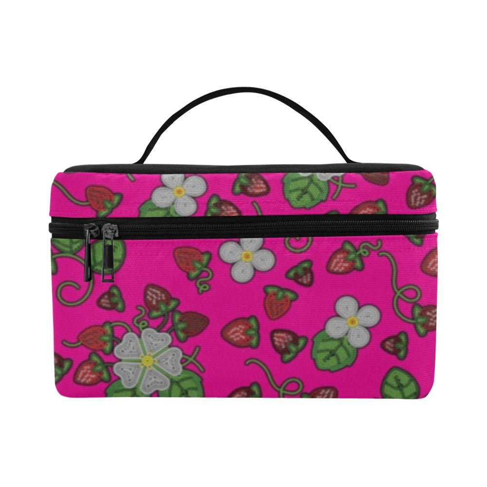 Strawberry Dreams Blush Cosmetic Bag/Large