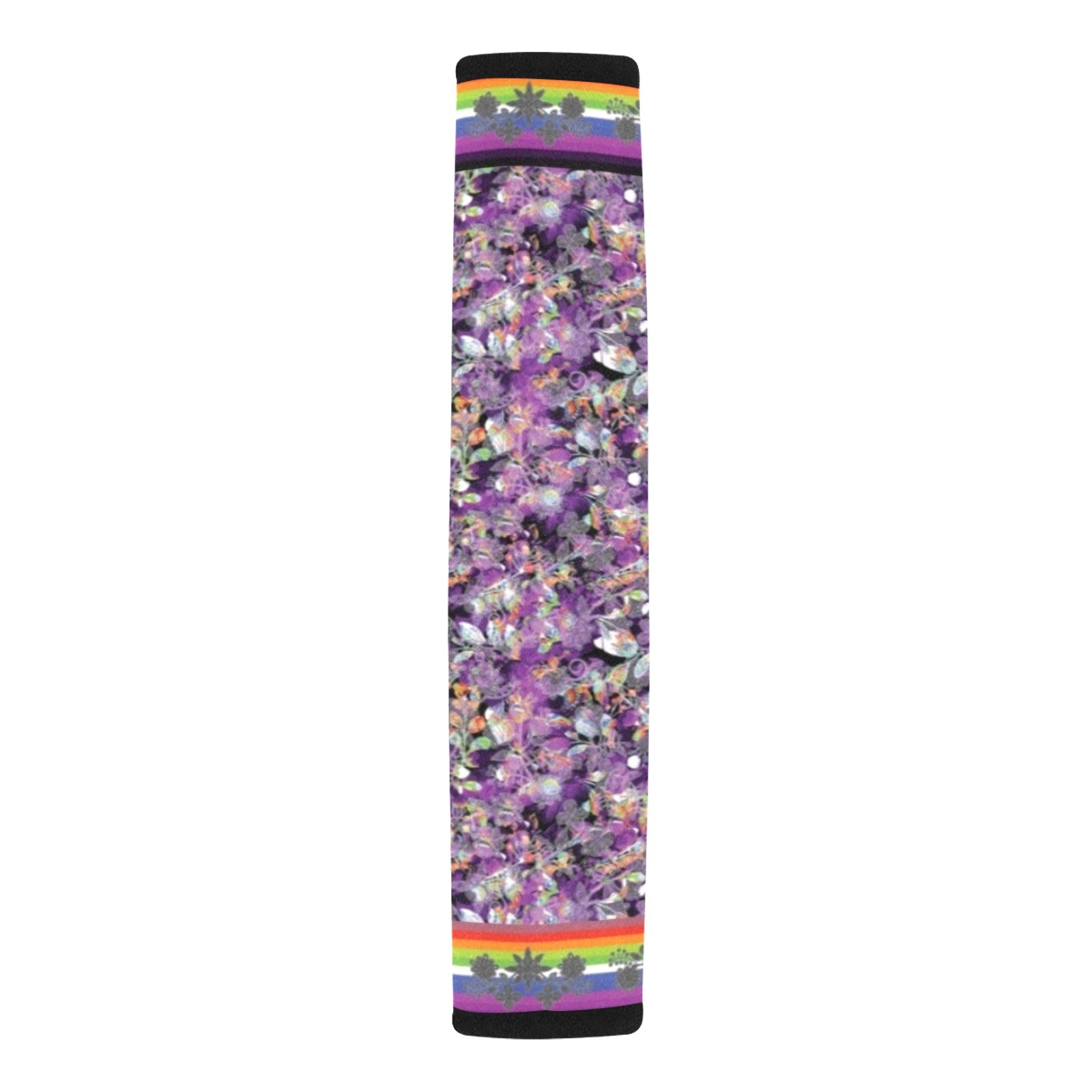 Culture in Nature Purple Car Seat Belt Cover 7''x12.6'' (Pack of 2)