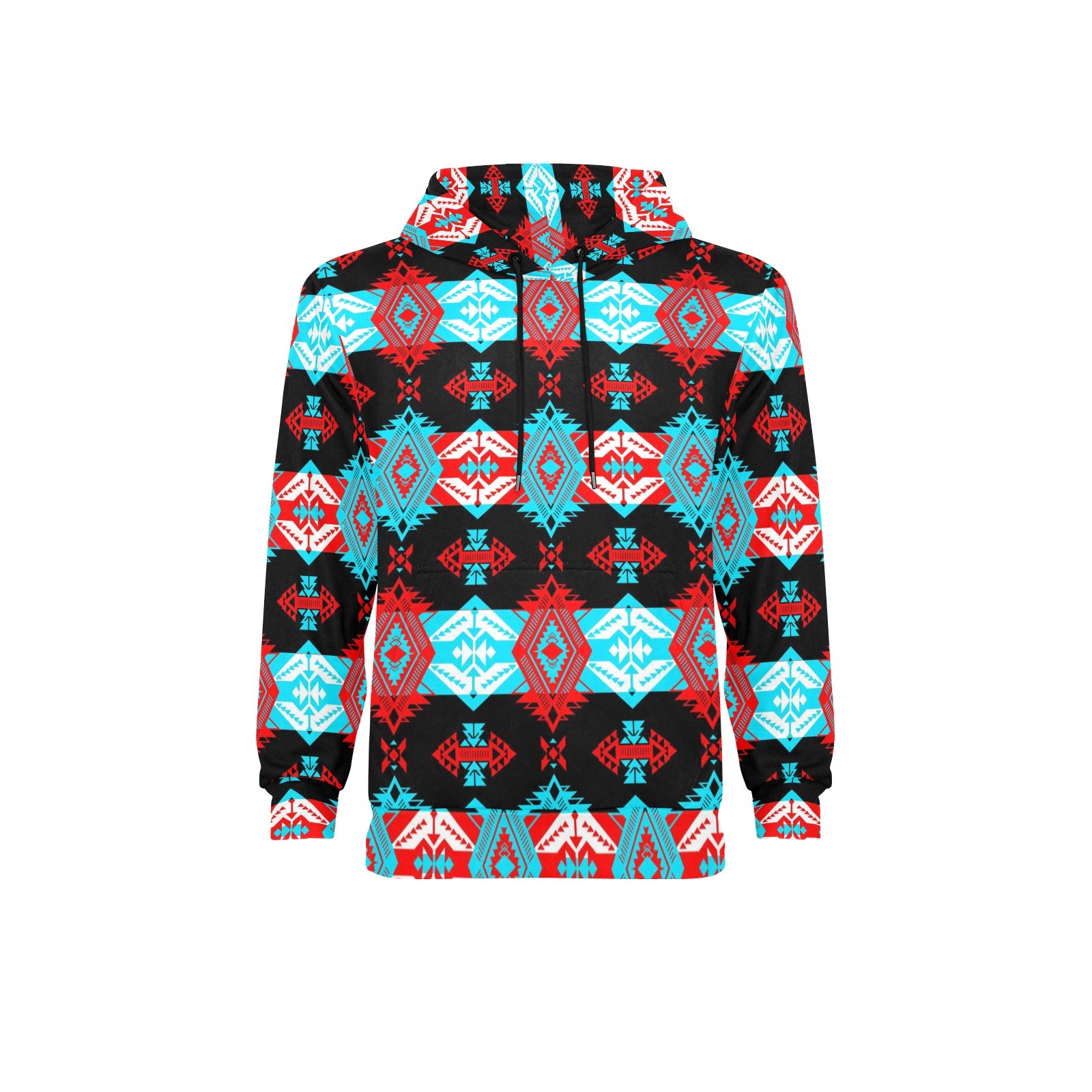 Sovereign Nation Trade Men's Long Sleeve Fleece Hoodie