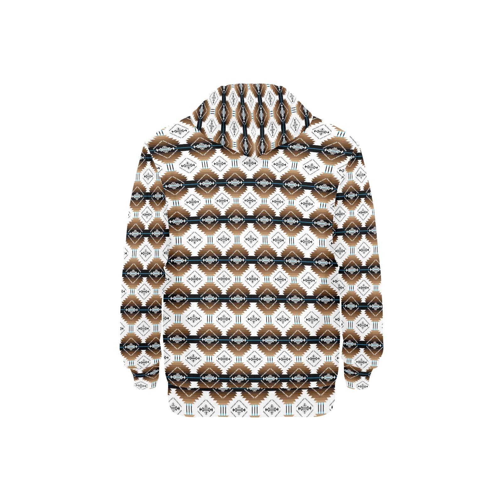 Cofitichequi White Men's Long Sleeve Fleece Hoodie