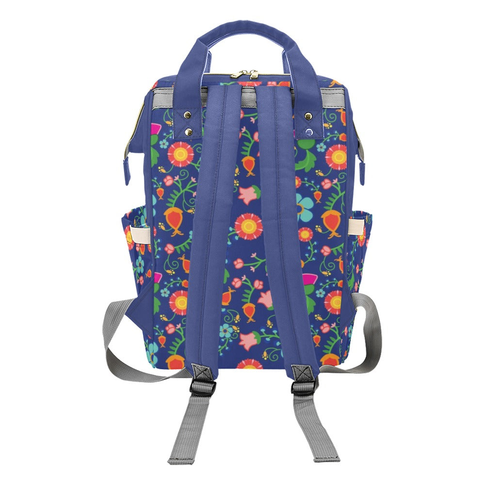 Bee Spring Twilight Multi-Function Diaper Backpack/Diaper Bag