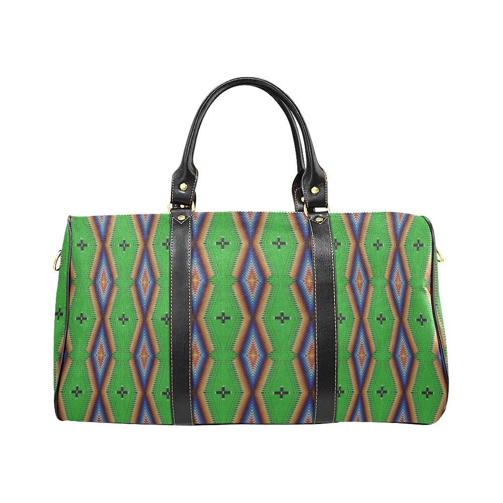 Diamond in the Bluff Lime Waterproof Travel Bag