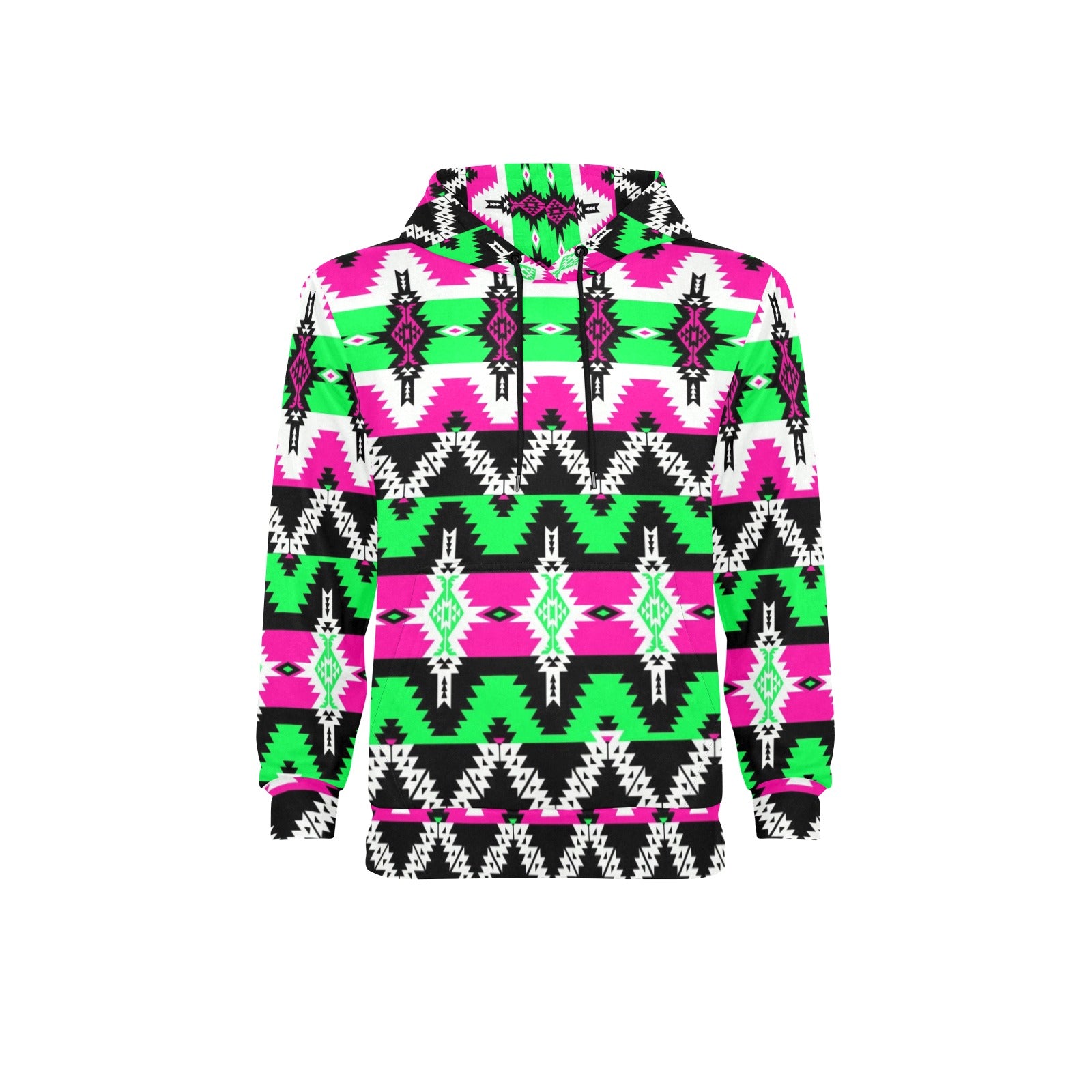 Two Spirit Ceremony Men's Long Sleeve Fleece Hoodie