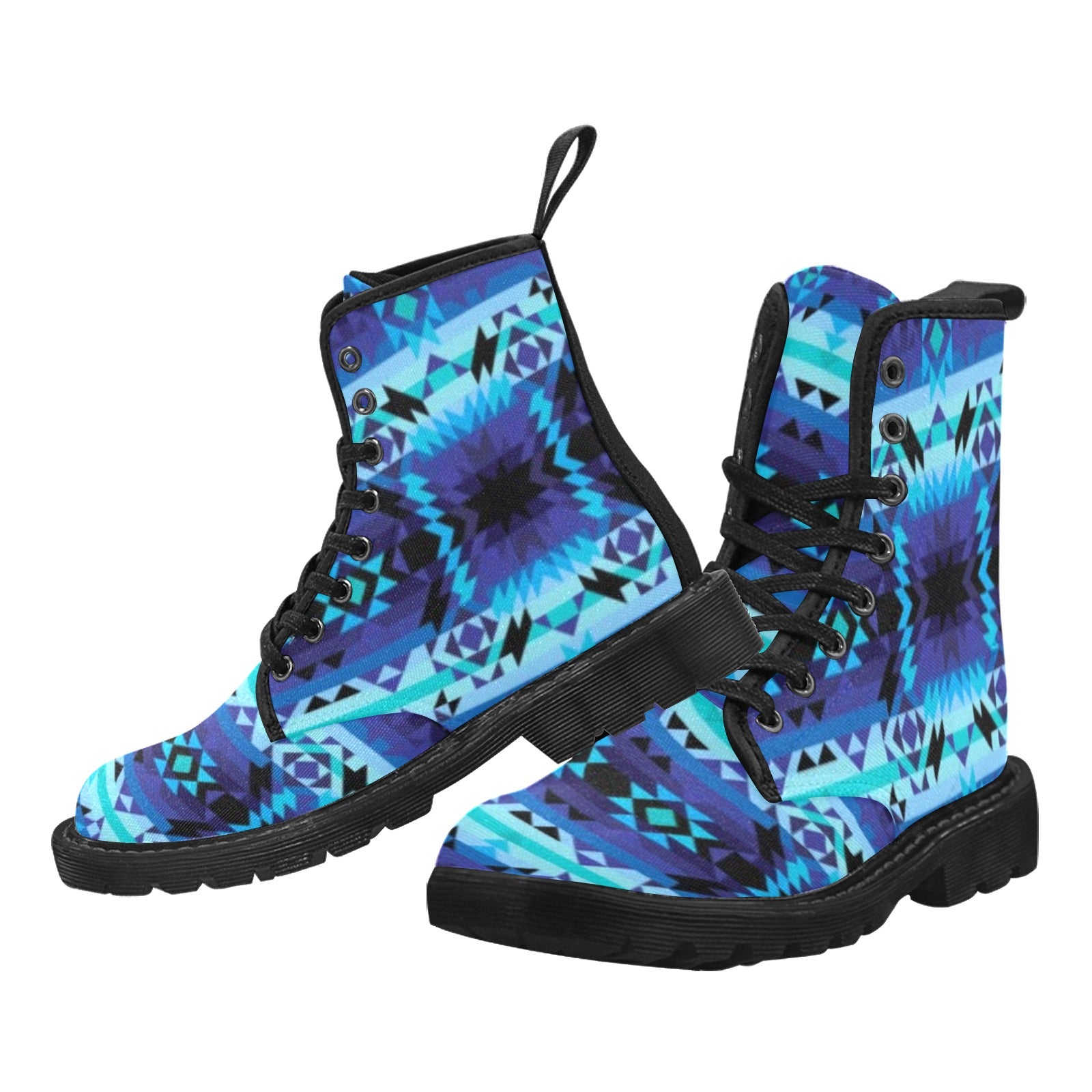 Blue Star Boots for Men (Black)